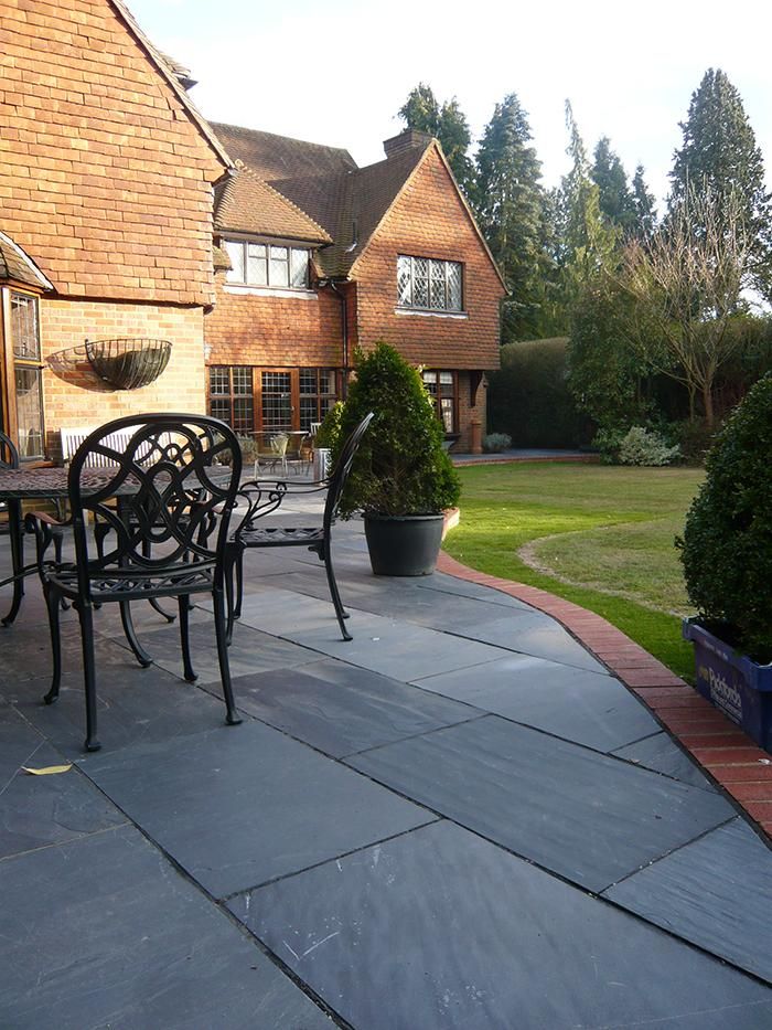 крыльцо из сланца