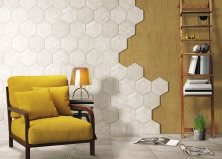 Плитка из белого мрамора